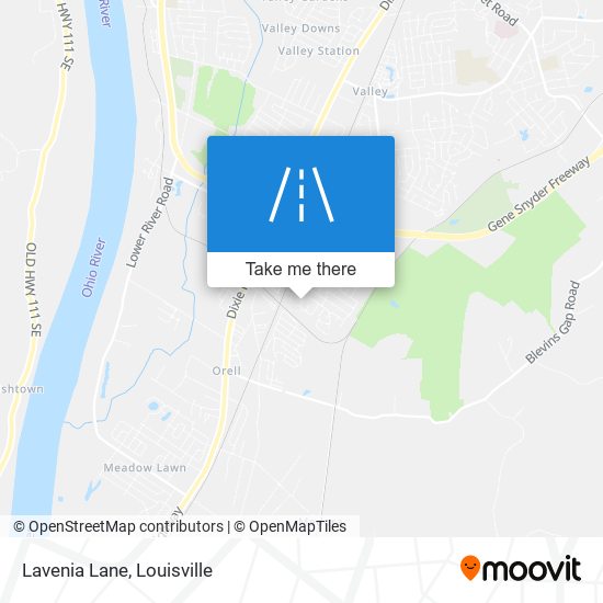 Lavenia Lane map