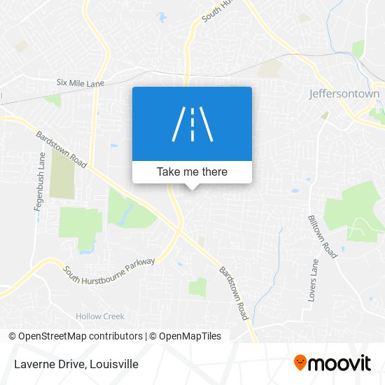 Laverne Drive map