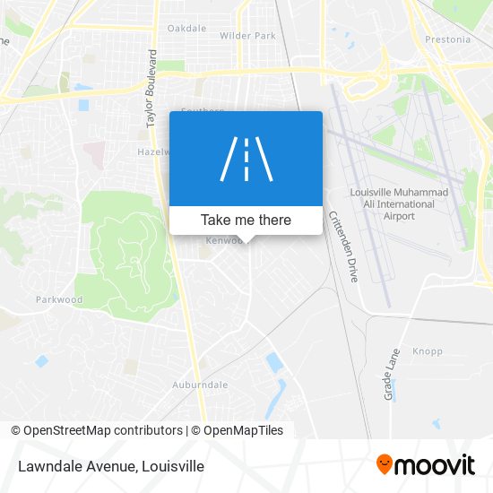 Mapa de Lawndale Avenue