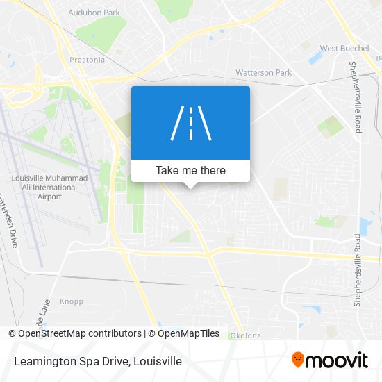 Leamington Spa Drive map