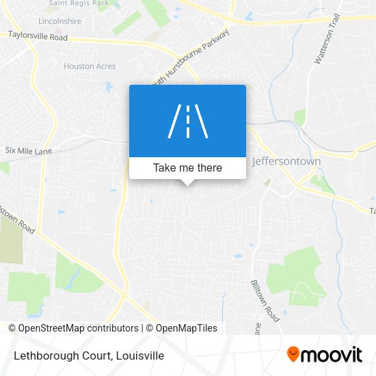 Mapa de Lethborough Court