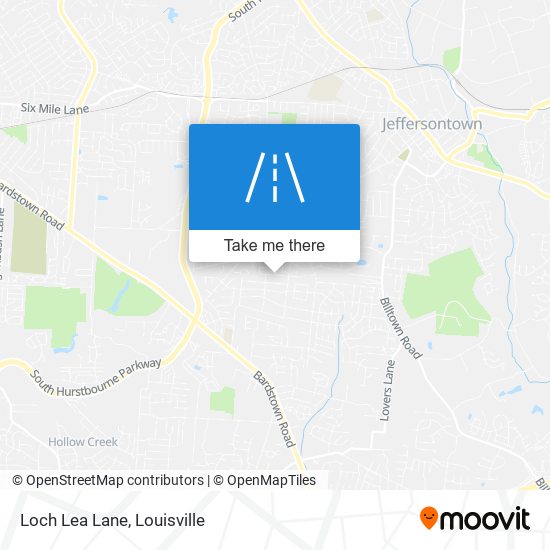 Loch Lea Lane map