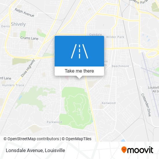 Lonsdale Avenue map