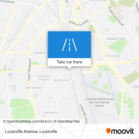 Mapa de Louisville Avenue