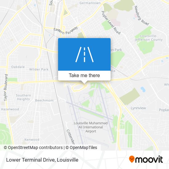 Lower Terminal Drive map