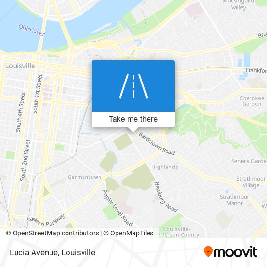 Lucia Avenue map