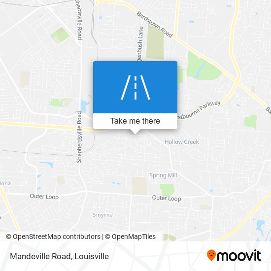 Mandeville Road map