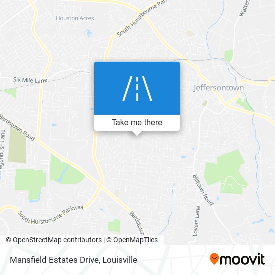 Mansfield Estates Drive map