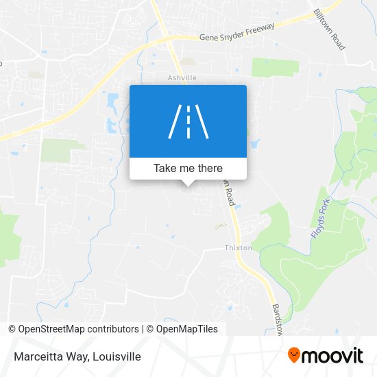 Marceitta Way map