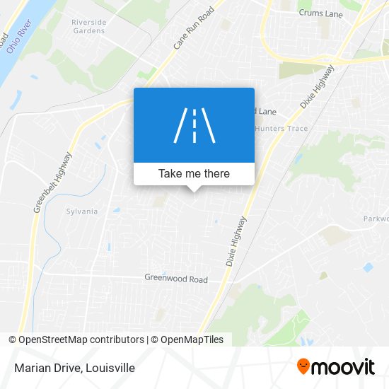 Marian Drive map