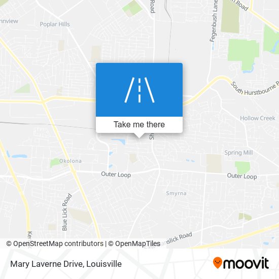 Mary Laverne Drive map