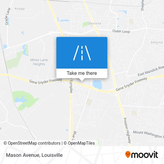Mapa de Mason Avenue