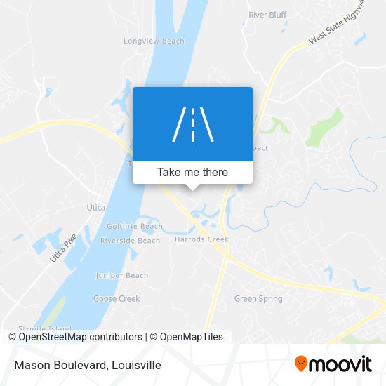 Mapa de Mason Boulevard