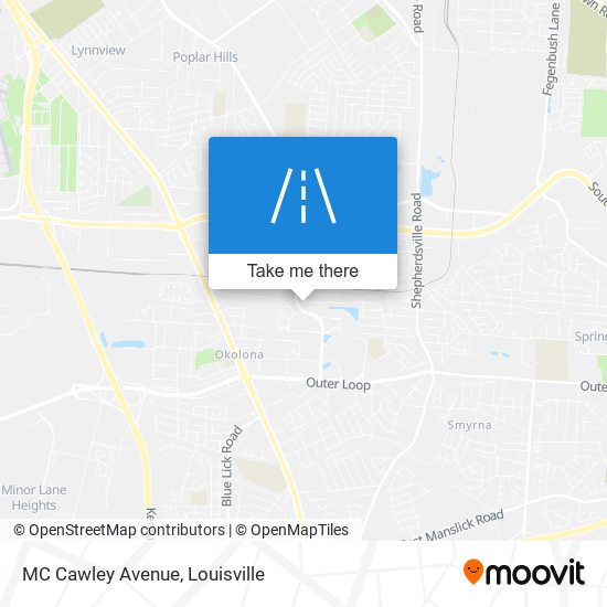 MC Cawley Avenue map