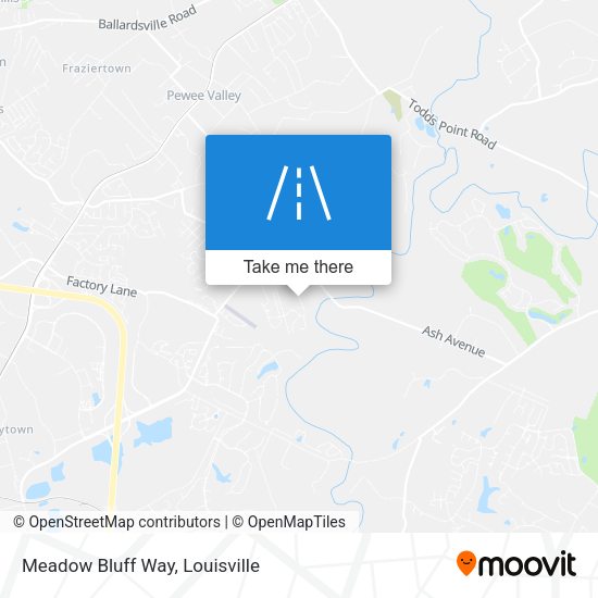 Mapa de Meadow Bluff Way