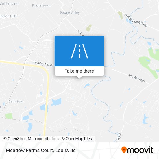 Meadow Farms Court map