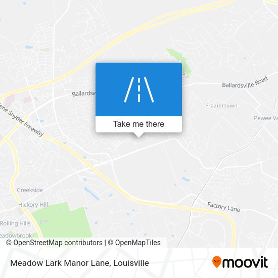Mapa de Meadow Lark Manor Lane