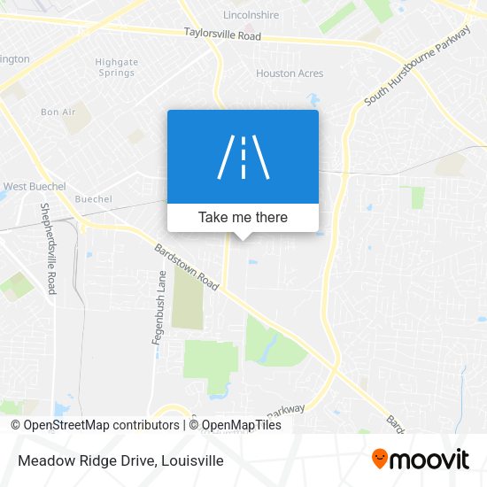 Meadow Ridge Drive map