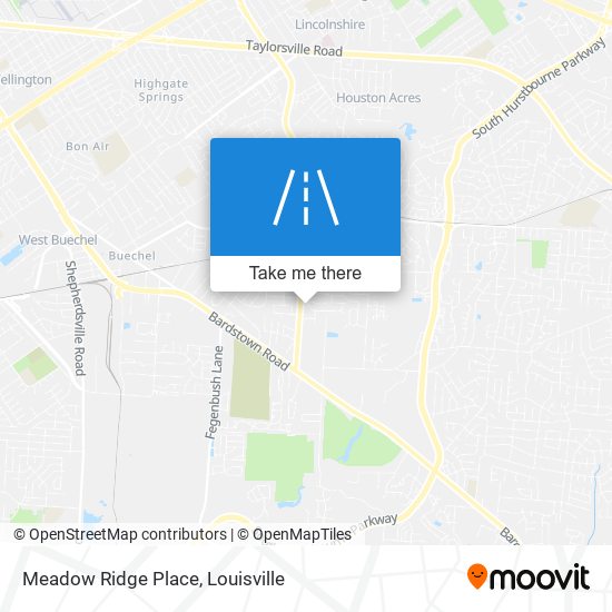 Mapa de Meadow Ridge Place