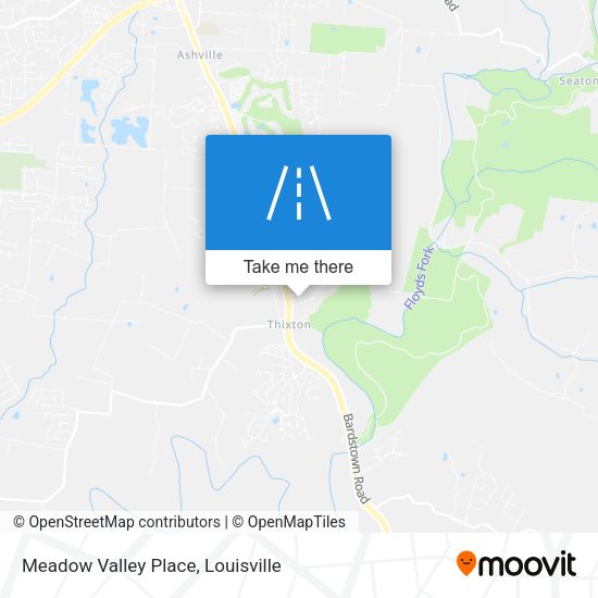 Meadow Valley Place map