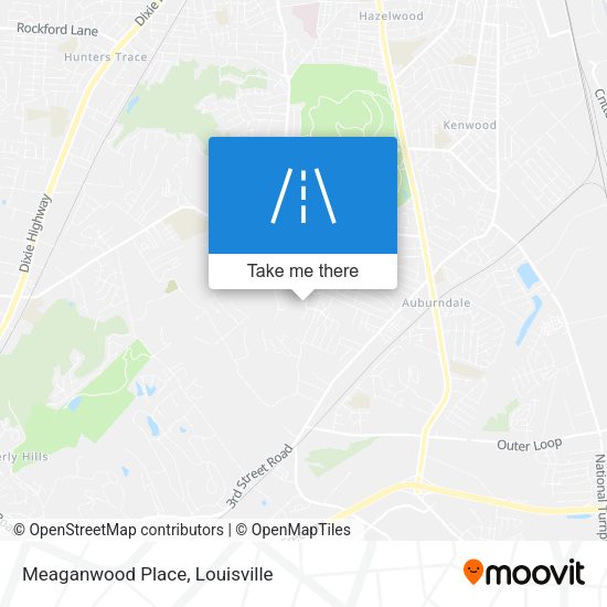 Meaganwood Place map
