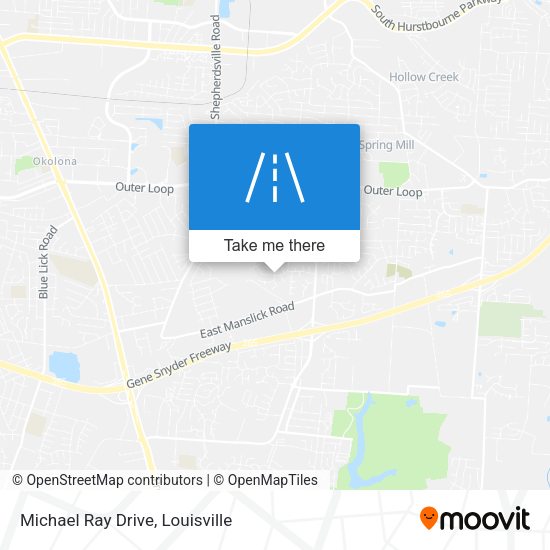 Mapa de Michael Ray Drive