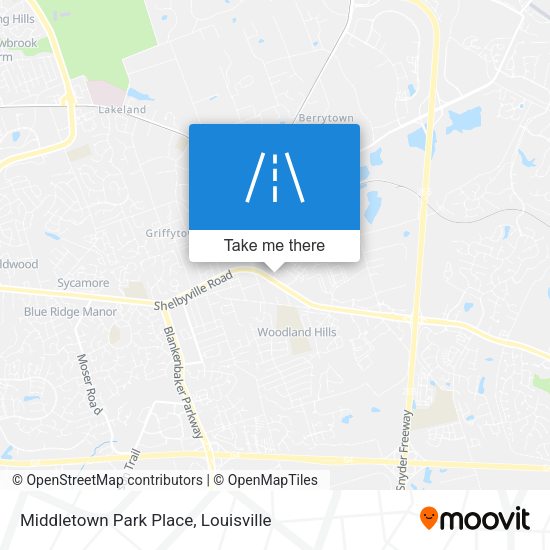 Mapa de Middletown Park Place