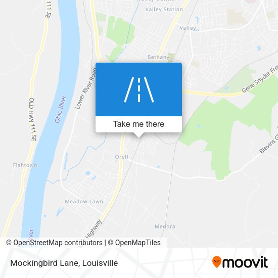 Mockingbird Lane map