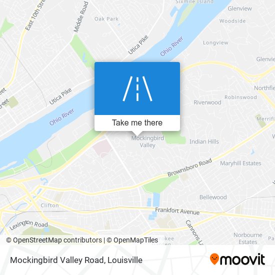 Mapa de Mockingbird Valley Road