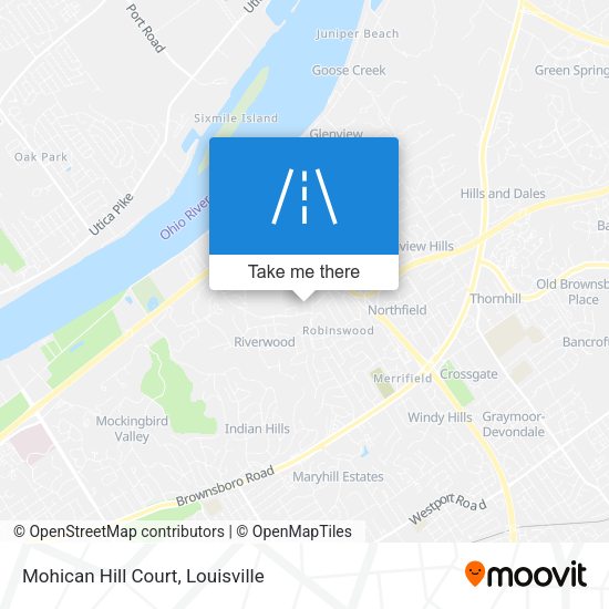 Mohican Hill Court map