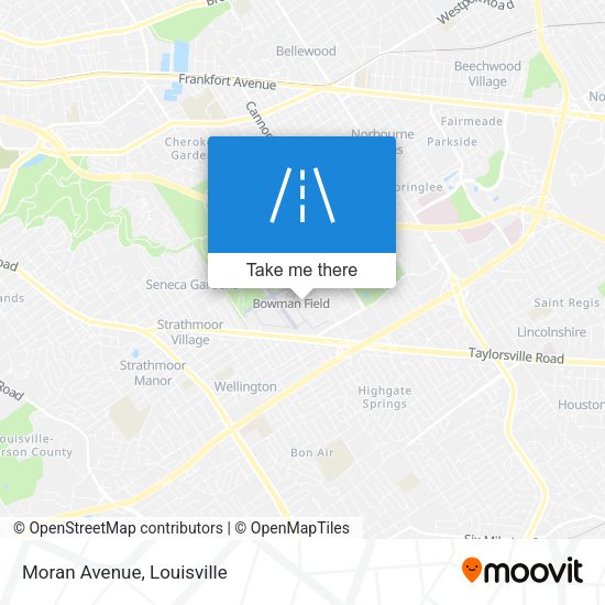 Mapa de Moran Avenue