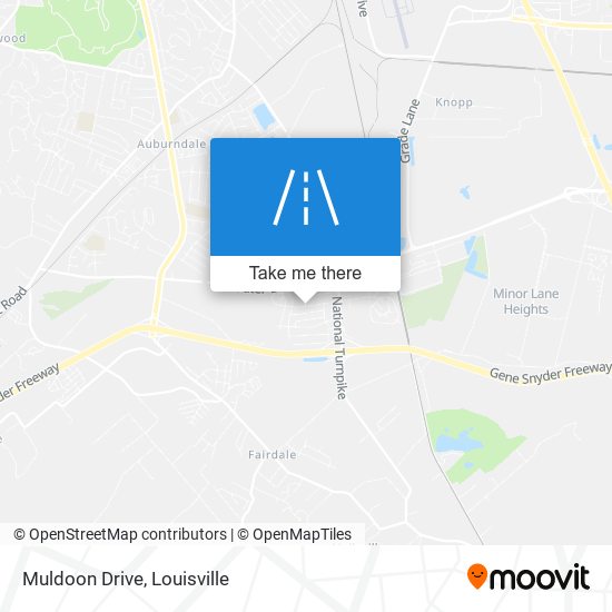 Mapa de Muldoon Drive