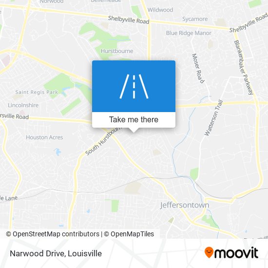 Mapa de Narwood Drive