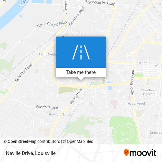 Neville Drive map