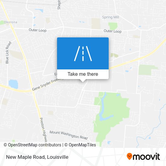 Mapa de New Maple Road