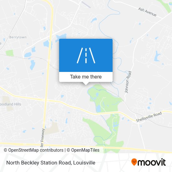 North Beckley Station Road map