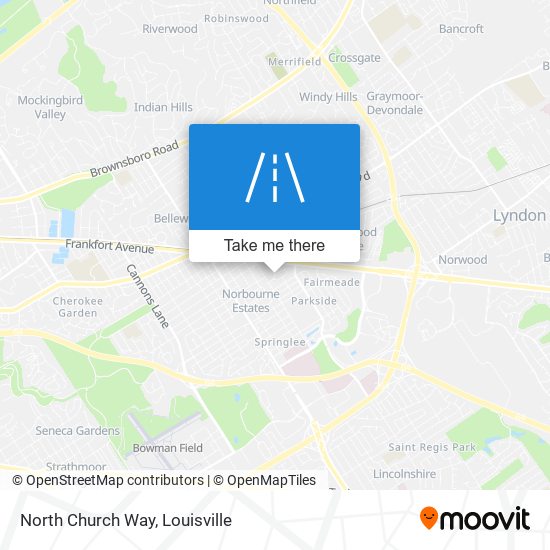 North Church Way map