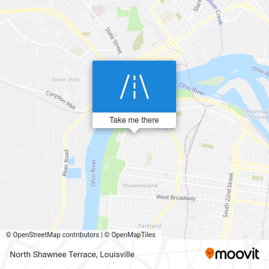 North Shawnee Terrace map