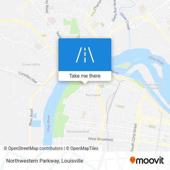 Northwestern Parkway map