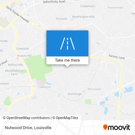 Mapa de Nutwood Drive