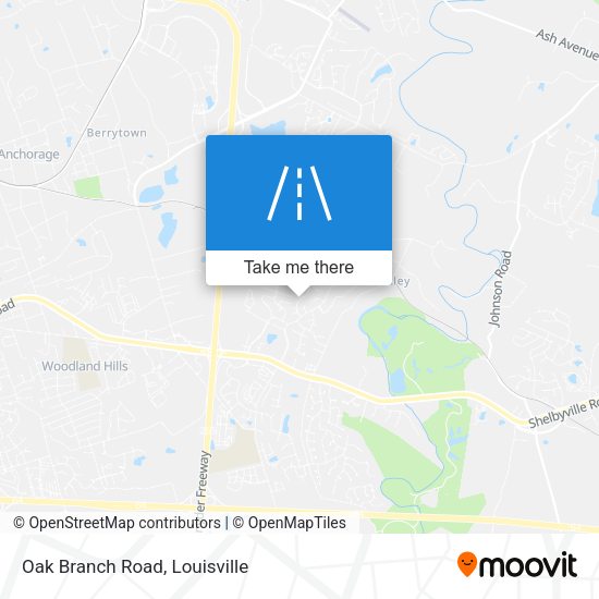 Oak Branch Road map