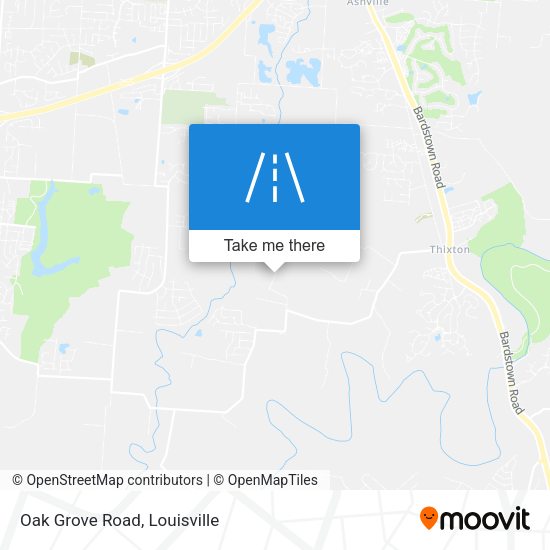Mapa de Oak Grove Road