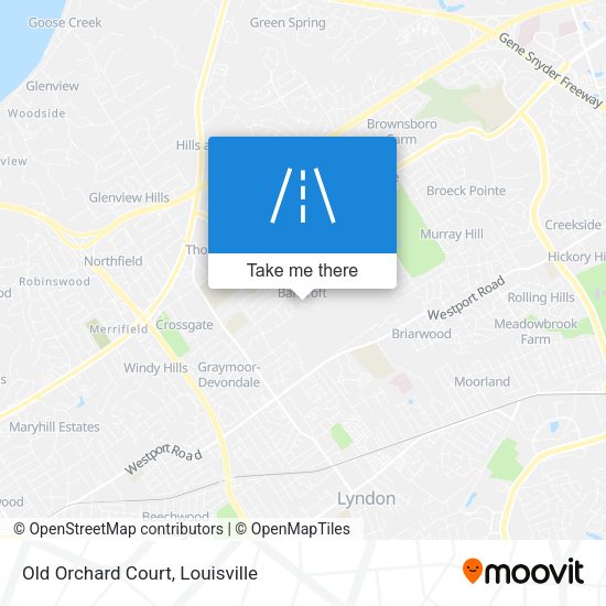 Old Orchard Court map
