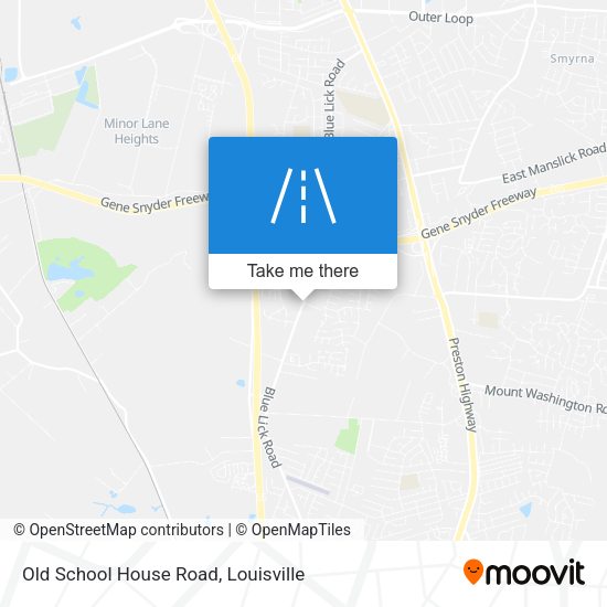 Old School House Road map