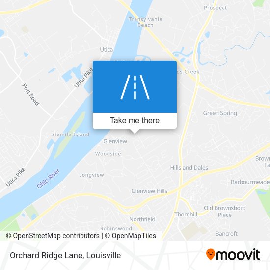 Orchard Ridge Lane map