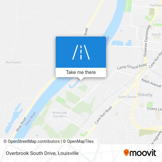 Overbrook South Drive map