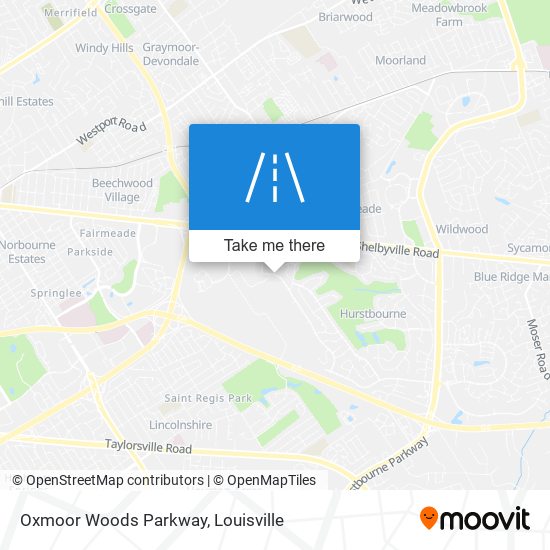 Mapa de Oxmoor Woods Parkway