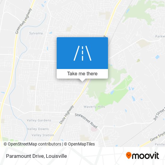 Mapa de Paramount Drive