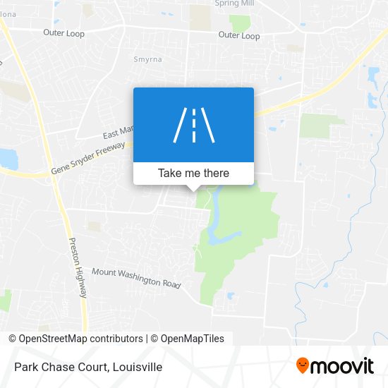Park Chase Court map