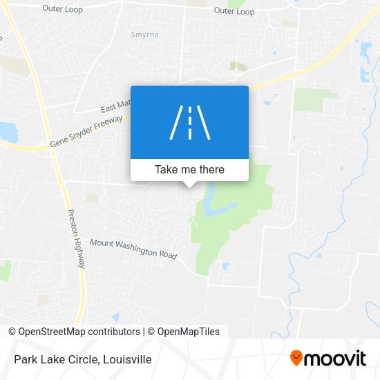 Mapa de Park Lake Circle